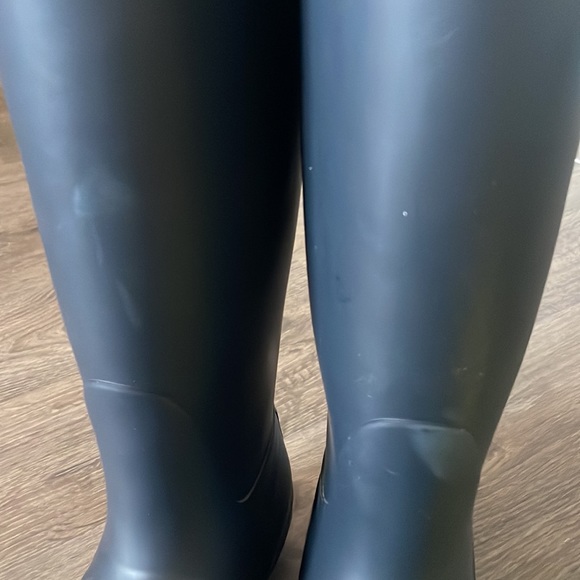 Navy blue hunter boots - Picture 4 of 5